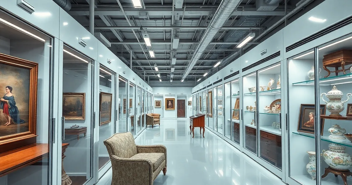 Antika Eşya Depolama Rehberi 2026: İklim Kontrollü Özel Saklama