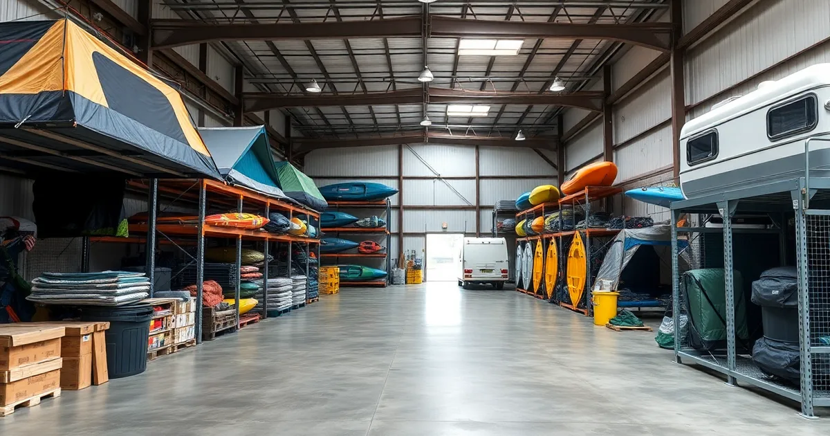 Kamp Malzemesi Depolama Rehberi 2026: Çadır Karavan Ekipman Saklama