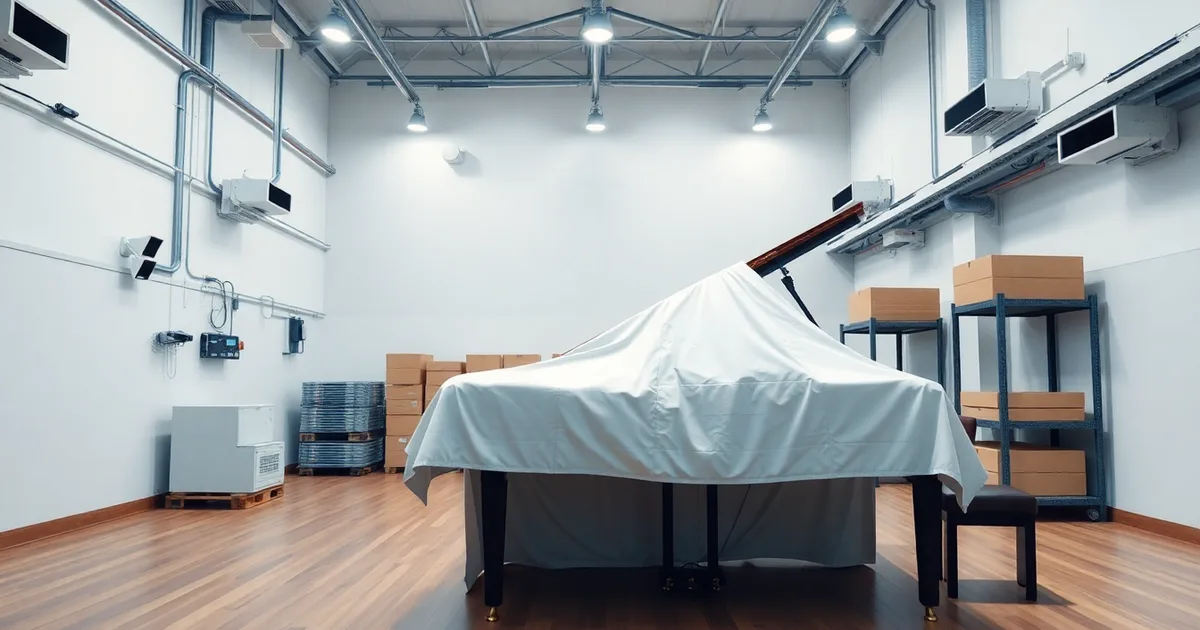 Piyano Depolama Hizmeti 2026: Büyük Müzik Aletleri Özel Saklama